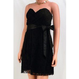 Express - Lace w/ Wrap Strapless Dress
